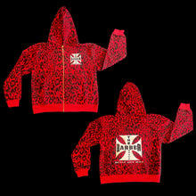 Load image into Gallery viewer, Zip Up - Red Cheetah
