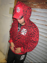 Load image into Gallery viewer, Zip Up - Red Cheetah
